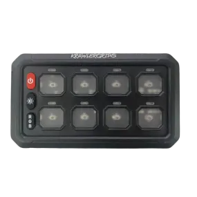 Krawlergrips 8 Gang Switch panel. Bluetooth