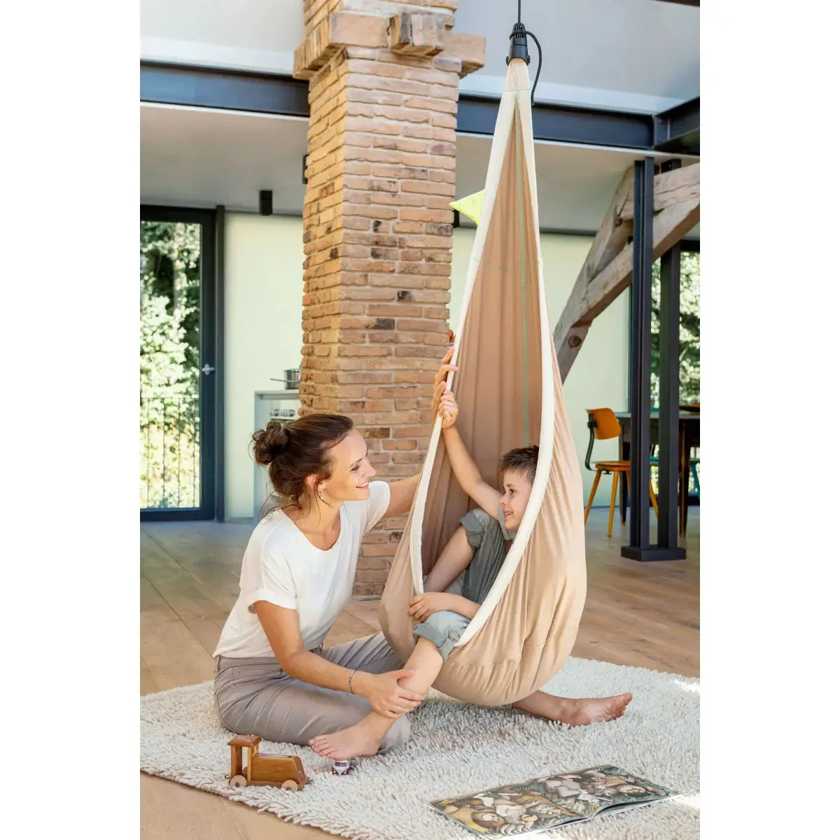 LA SIESTA Joki Indoor Kids Hanging Nest with Suspension Kit