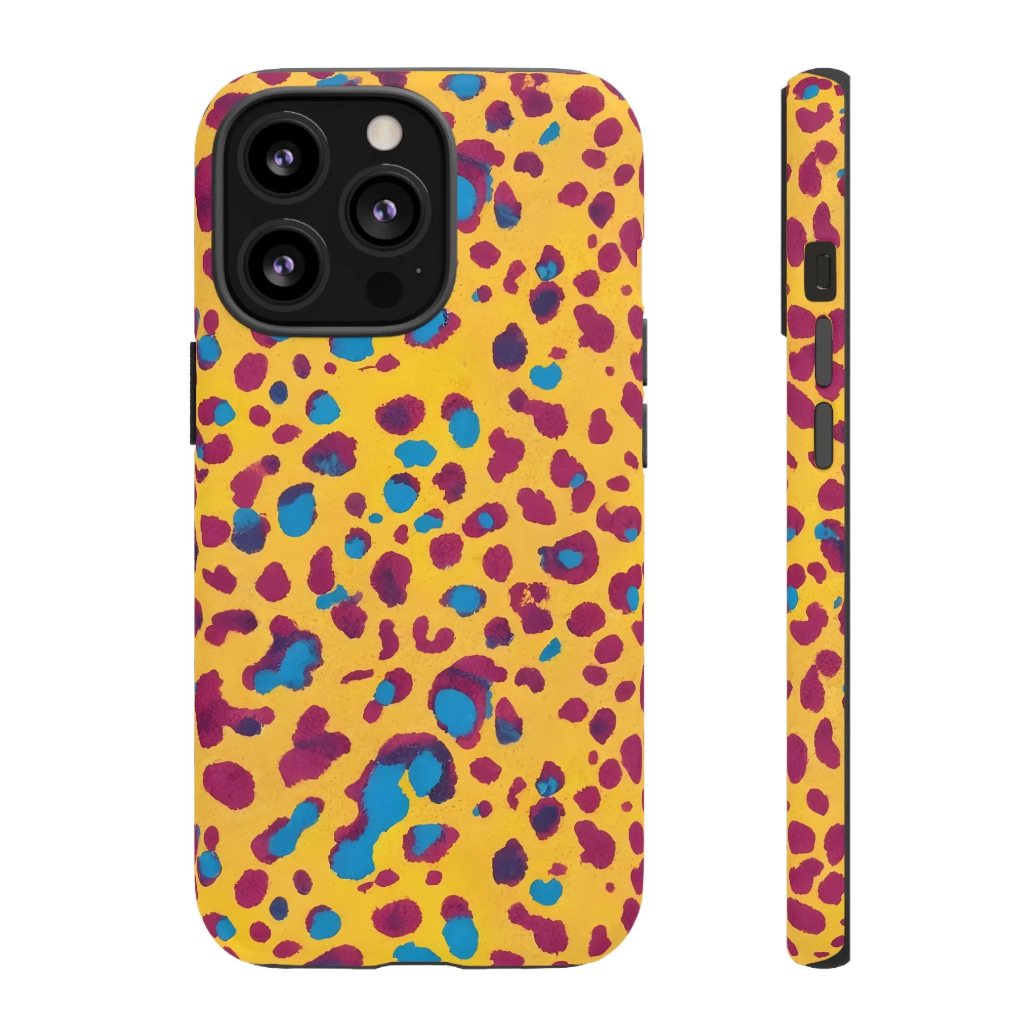 Leopard Print Phone Case - Tough Cases for Trendsetters, Stylish Protection, Wildlife Lover Gift, Unique Tech Accessory, iPhone & Android