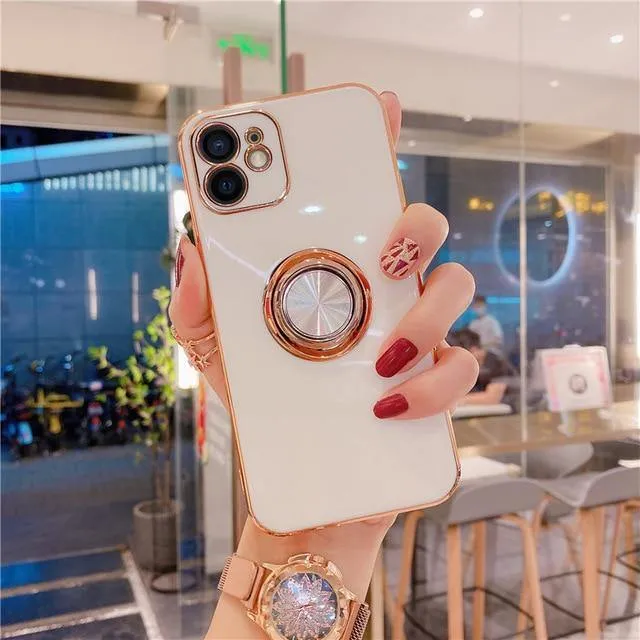 Luxury Ring Holder Case For iPhone