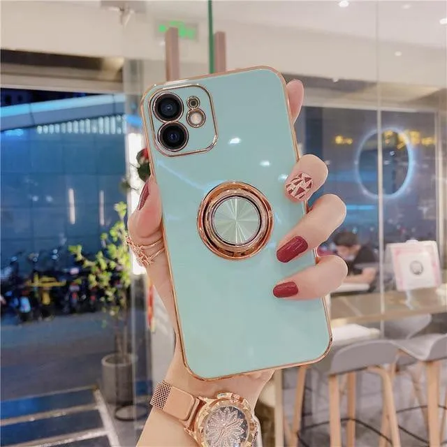 Luxury Ring Holder Case For iPhone