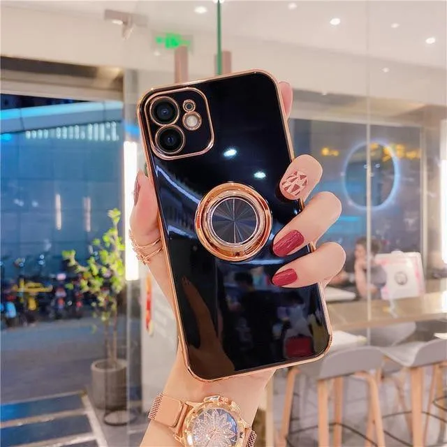 Luxury Ring Holder Case For iPhone