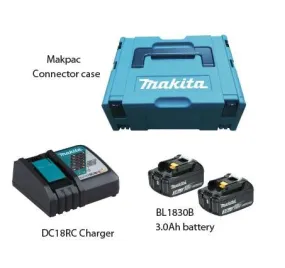 Makita 18V MKP1RF182 Makpac Power Source Battery Combo Kit (3.0Ah) | Model : M*197974-5