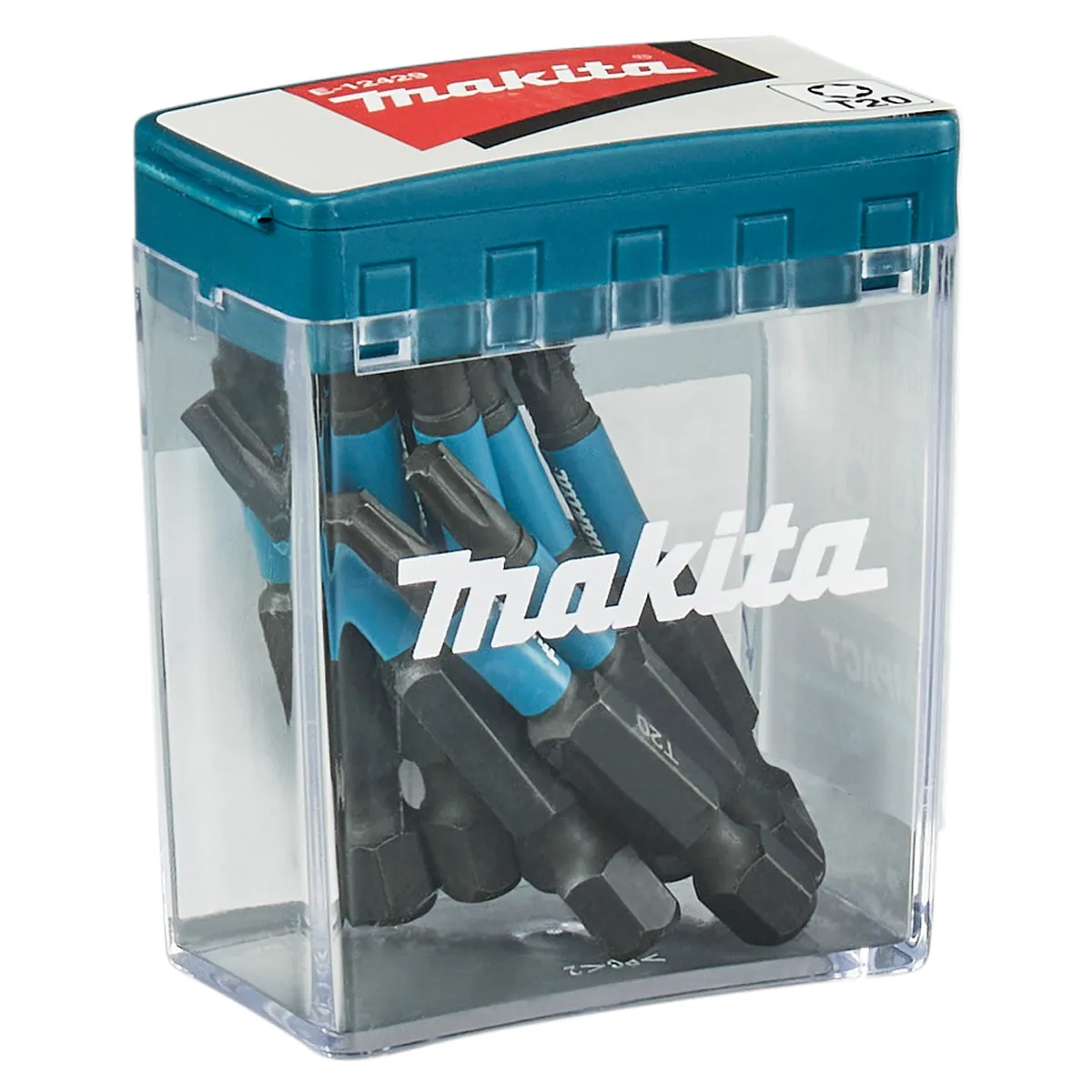 Makita E-12429 T20 50mm Screw Impact Black Bit Set Of 10 Piece