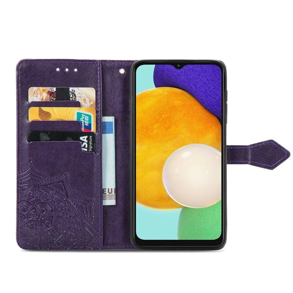 Mandala Samsung Galaxy A13 5G Flip case - Purple