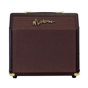 Martinez Retro-Style 15 Watt Acoustic Guitar Amplifier with Chorus (Brown Vinyl)