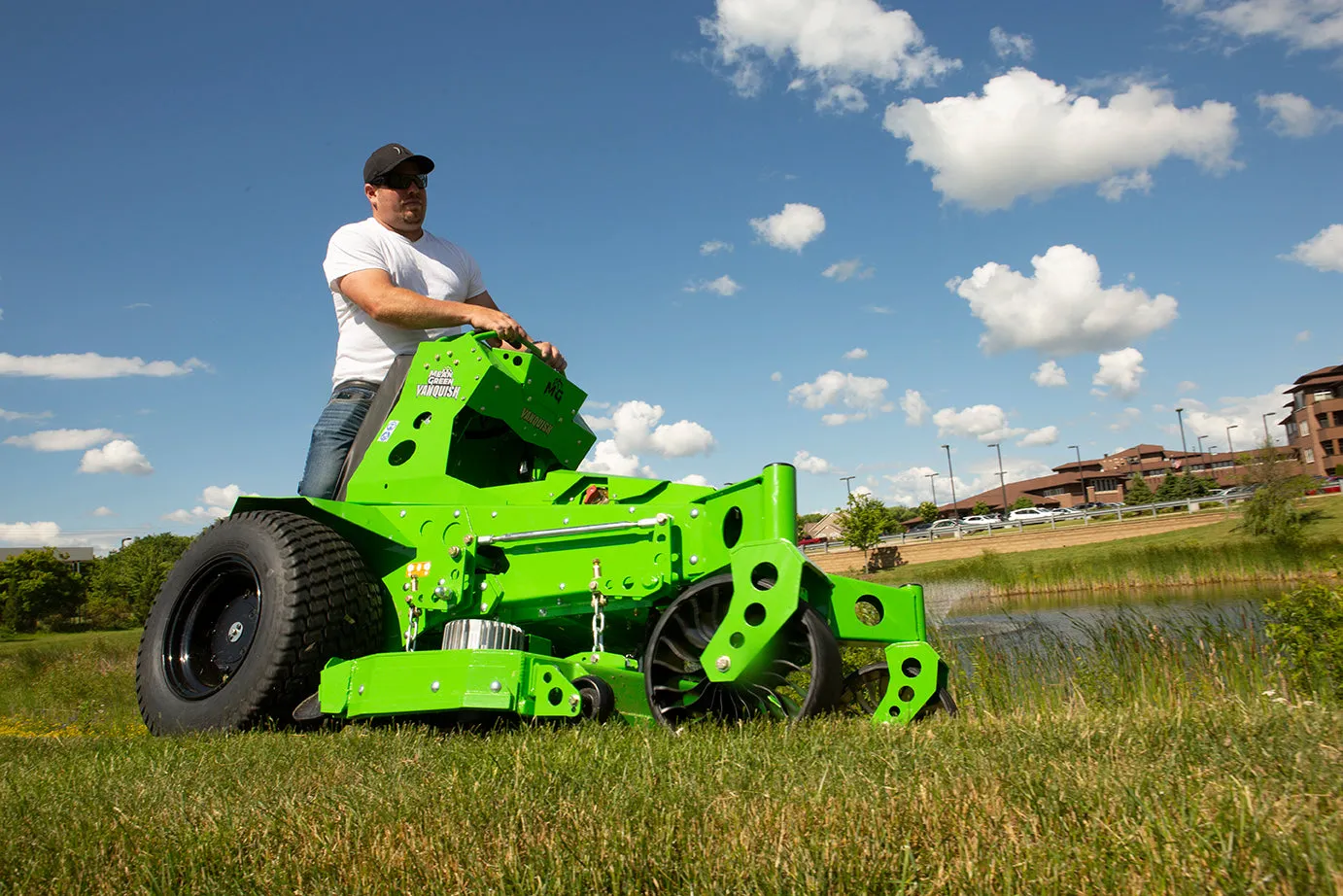 Mean Green VANQUISH Stand-On Mower