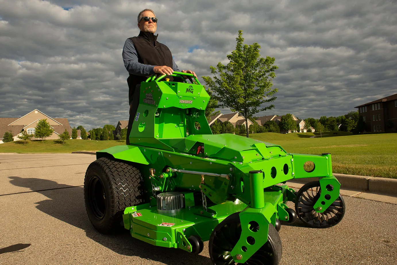 Mean Green VANQUISH Stand-On Mower