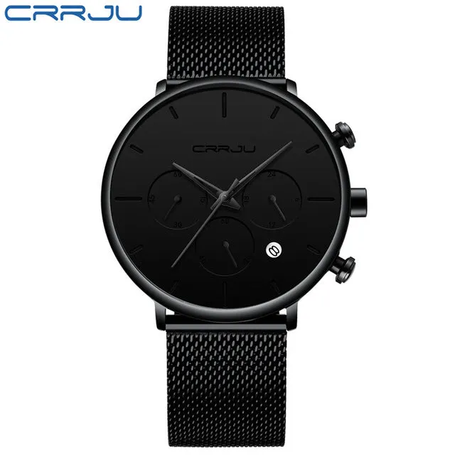 Mens Business Dress Watches Luxury Casual Waterproof Sport Watch