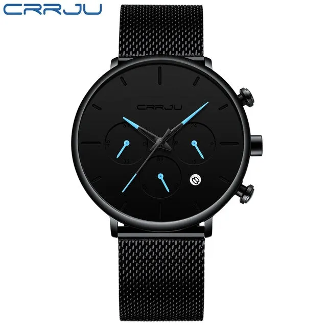 Mens Business Dress Watches Luxury Casual Waterproof Sport Watch