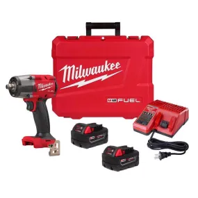 Milwaukee M18 FUEL 1/2 in. Cordless Brushless Mid-Torque Impact Wrench Kit (Battery & Charger)