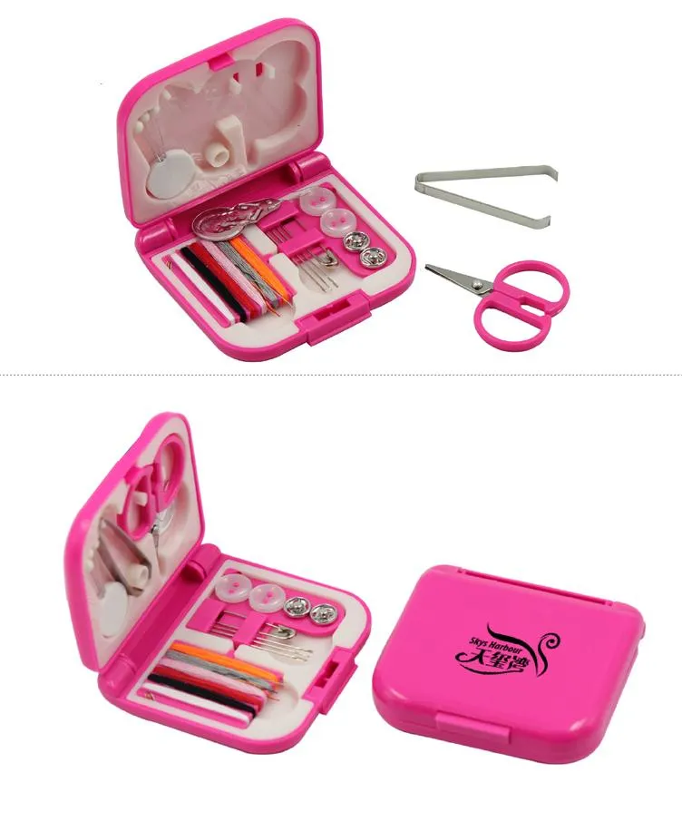 Mini Sewing Kit In Flip-Open Case