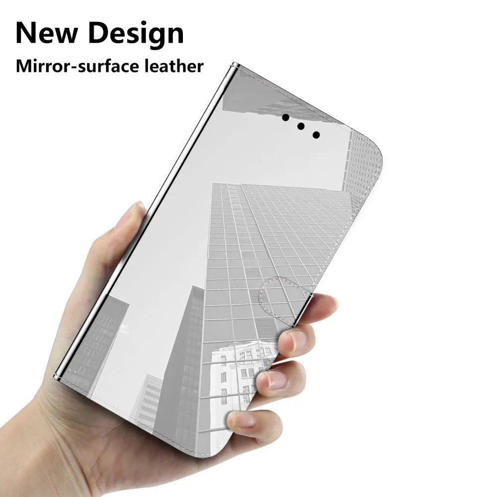 Mirror Google Pixel 6 flip case - Silver