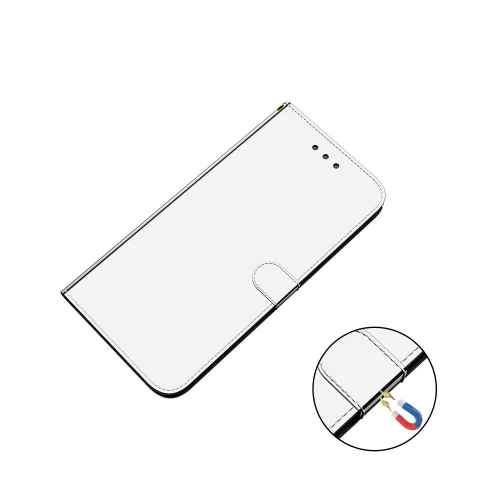 Mirror Google Pixel 6 flip case - Silver