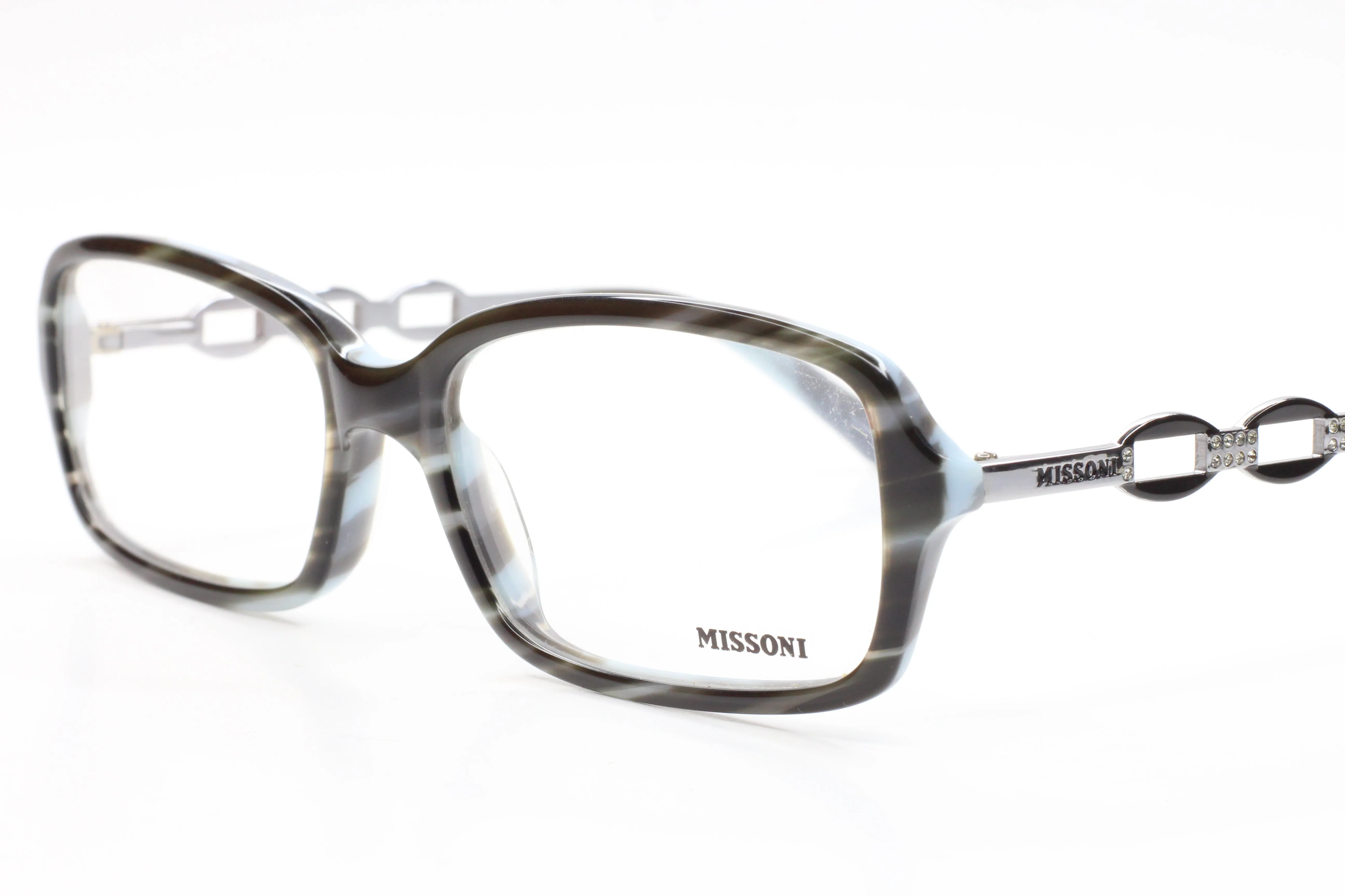 Missoni MI14402 Multicolor Acetate Rhinestones Designer Italy Eyeglasses