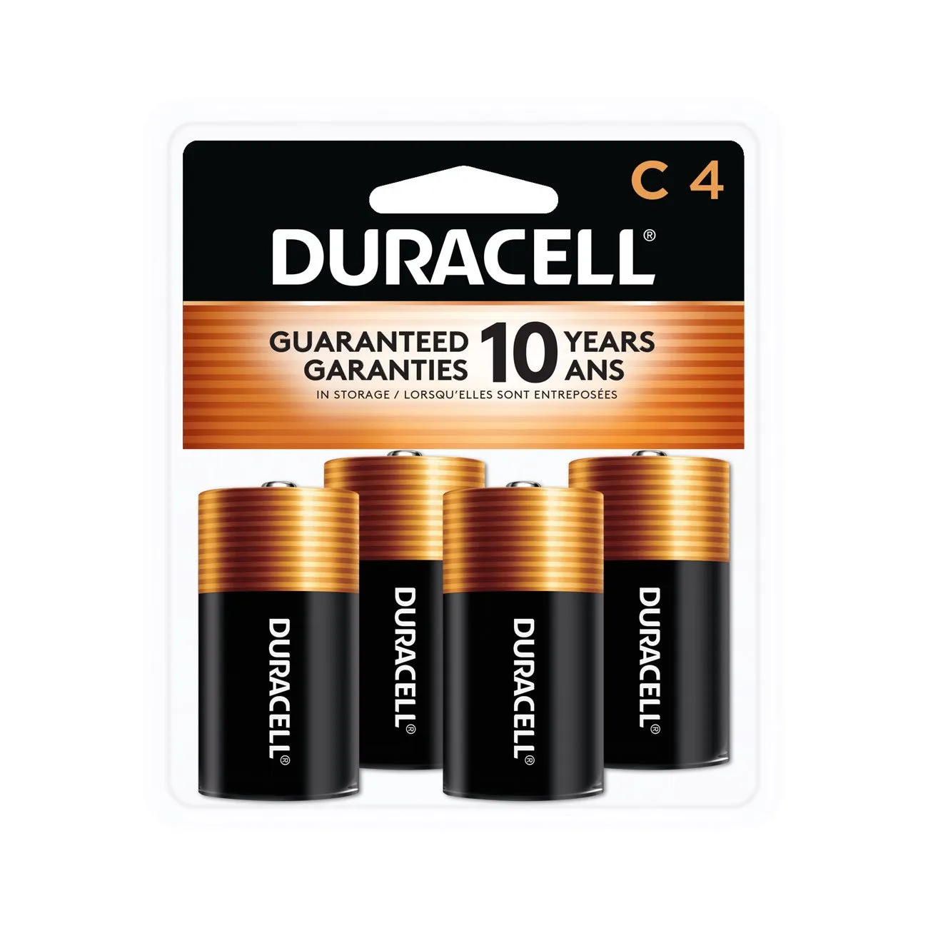 MN1400R4ZX17 Duracell, MN1400 Alkaline Battery, C, Coppertop, 4PK