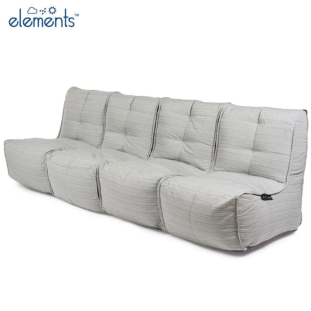 Mod 4 Quad Couch – Silverline (UV Grade AA )