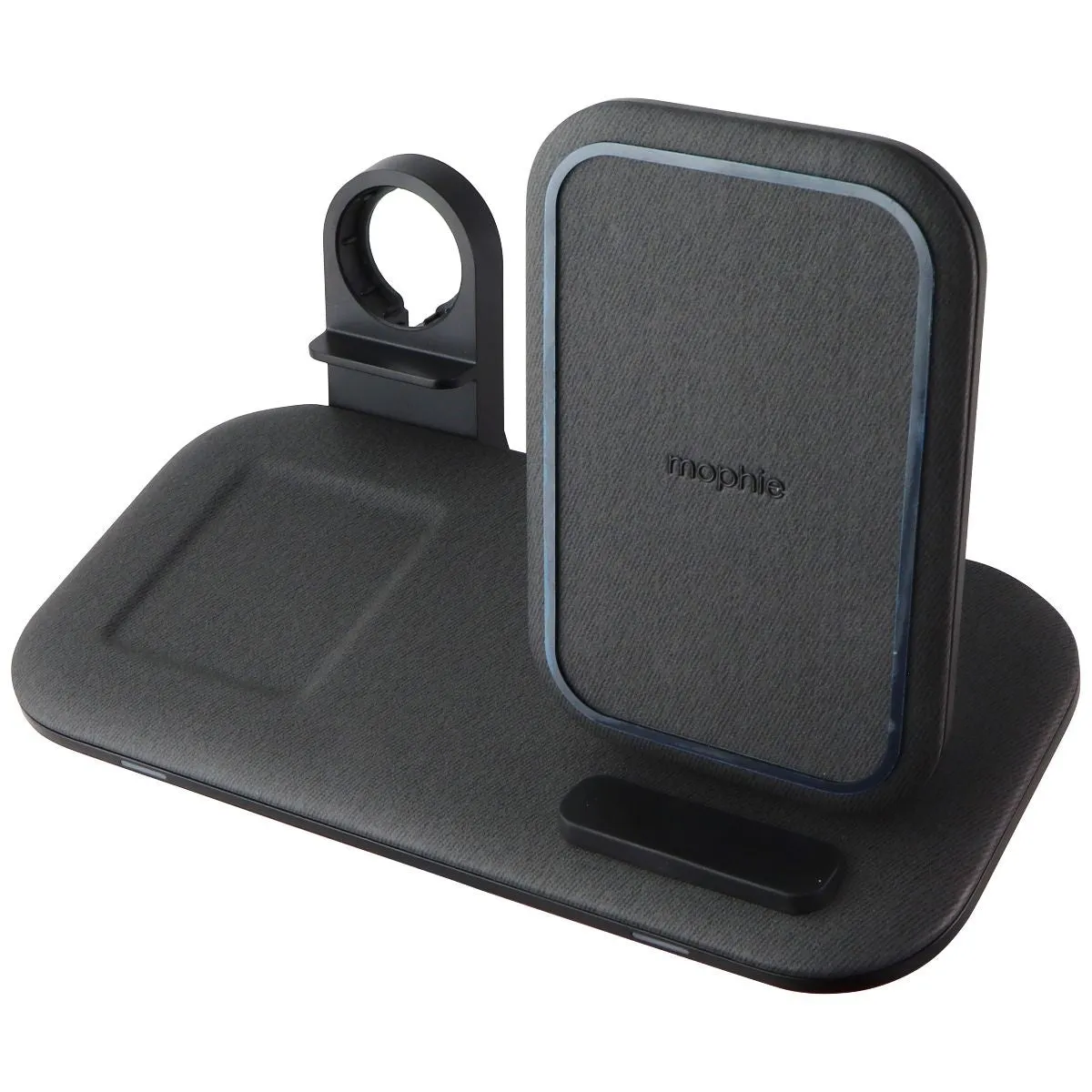 mophie Wireless Charging Stand  & Pad with USB-A Port for Qi Enabled Devices