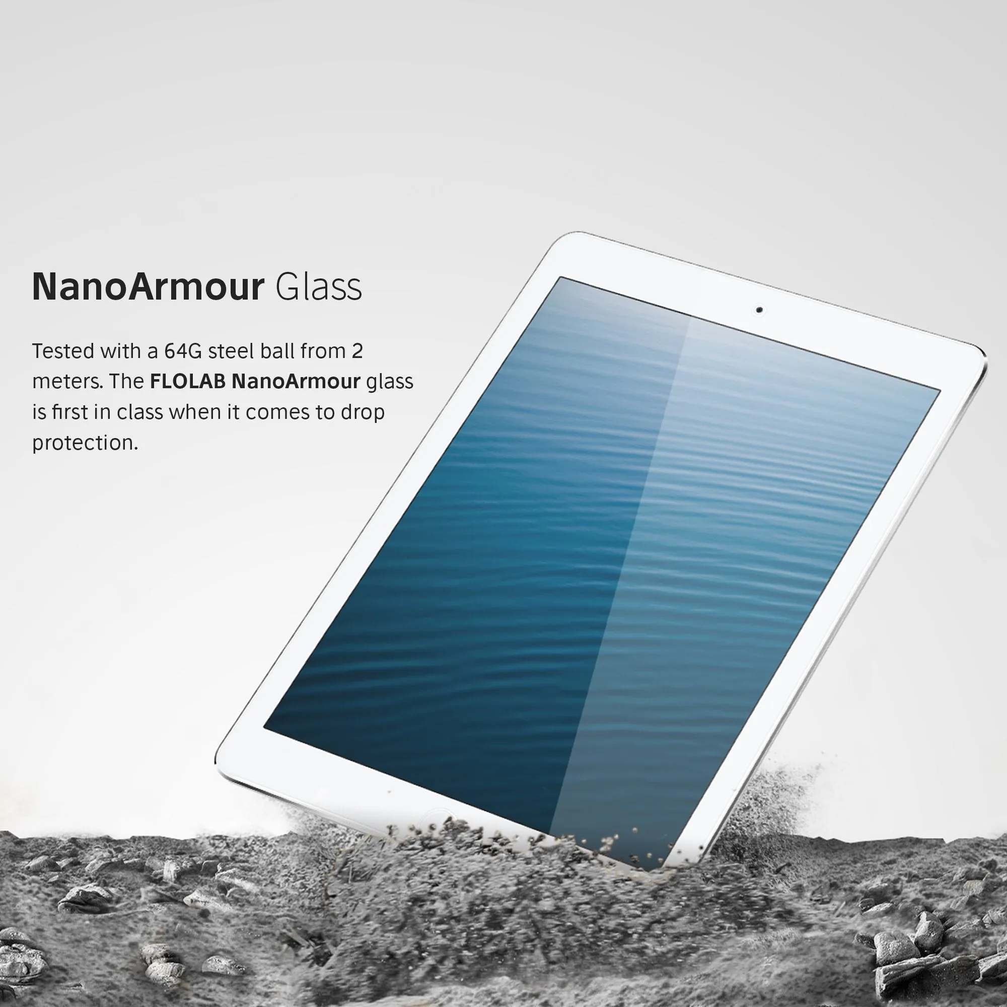 NanoArmour 9.7-inch iPad 6/5 / iPad Pro 2016  Screen Protector