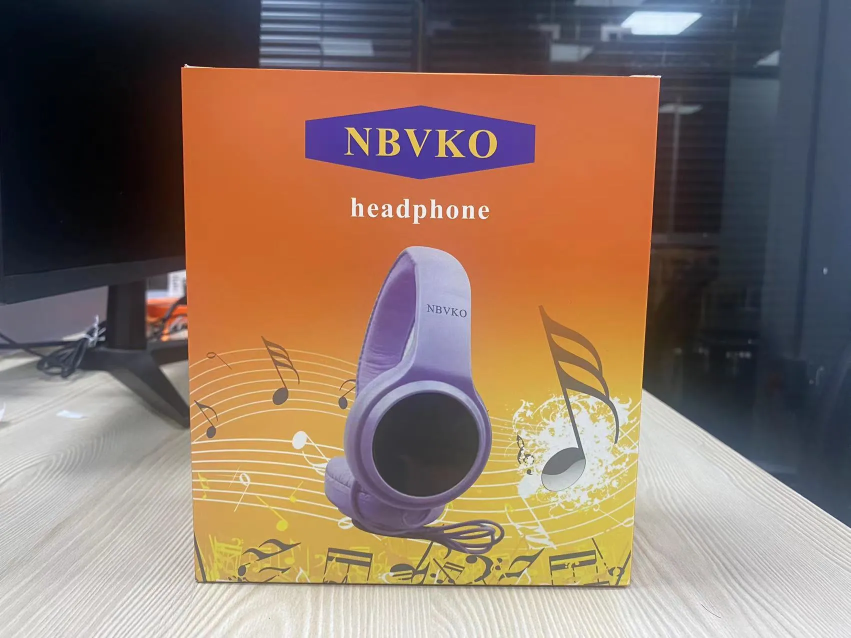 NBVKO Corded Headphones Over Ear Headphones for Home and Gaming - Lightweight, Portable, Cushioned Earcups, and Adjustable Headband