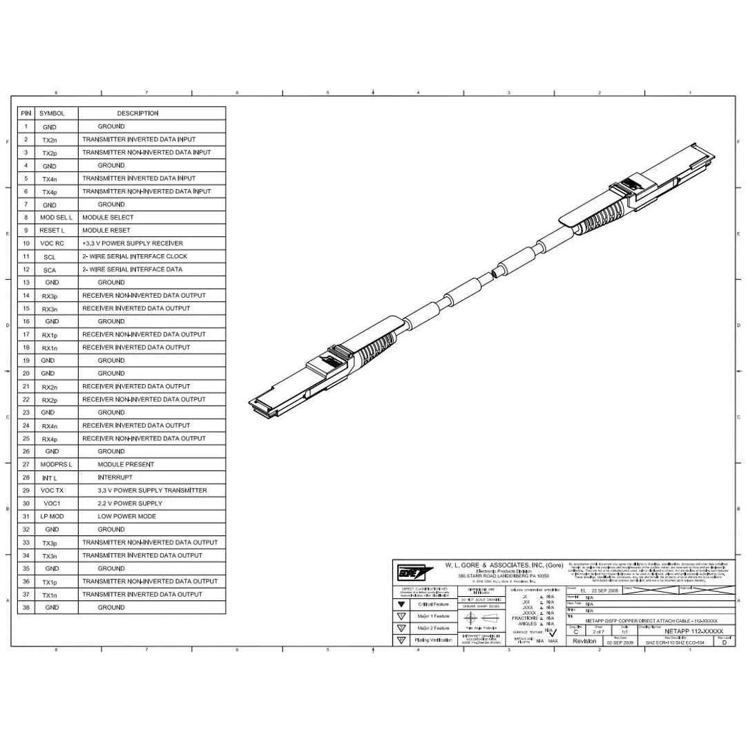 NetApp NO_FRU_Mellanox_MCP1650-H001E30_1m - 1m Data Cable with Plug QSFP56/QSFP56 | NO_FRU_Mellanox_MCP1650-H001E30_