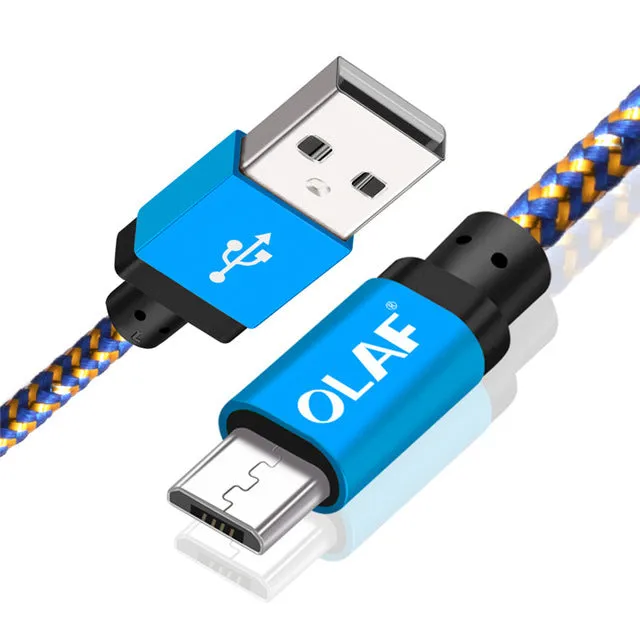 OLAF Micro USB Fast Charging and Data Cable (25cm to 300cm Cable Options)