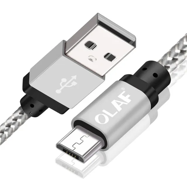 OLAF Micro USB Fast Charging and Data Cable (25cm to 300cm Cable Options)