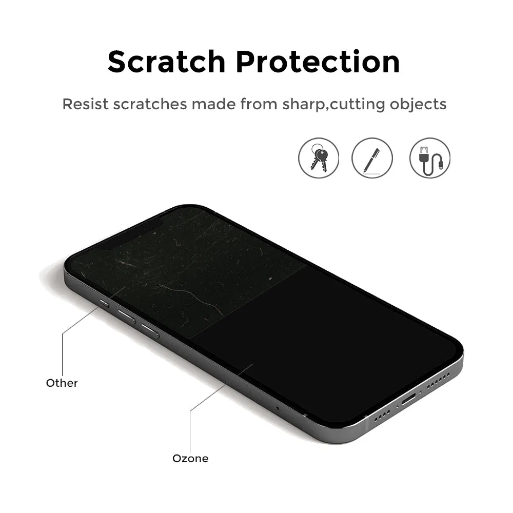 OnePlus 12 Screen Protector | Tempered Glass | Pack of 2 | Black