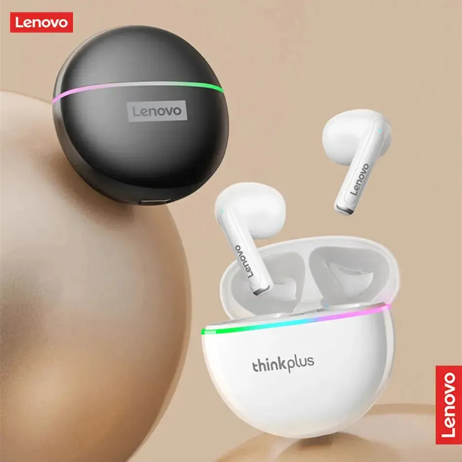 Original Lenovo XT97 TWS Earphones Wireless Bluetooth 5.2 Sport Noise Reduction Headphones Touch Control Colorful Light Earbuds