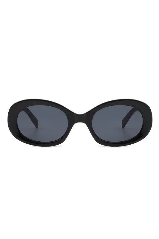 Oval Retro Clout Round Vintage Fashion Sunglasses