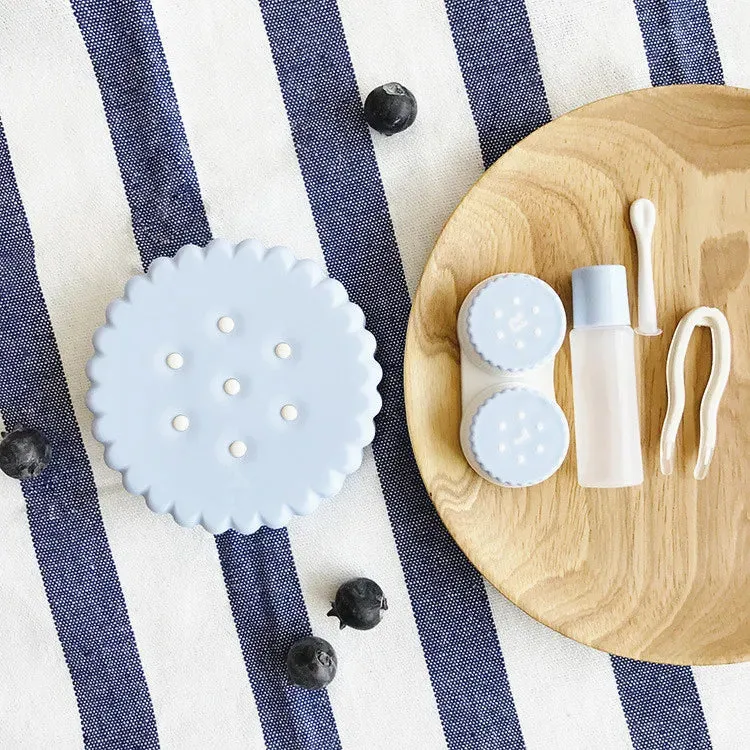 Pastel Cookie Contact Lenses Case