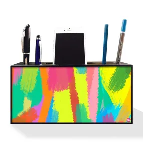 Pen Mobile Stand Holder Desk Organizer - Shades Of Color