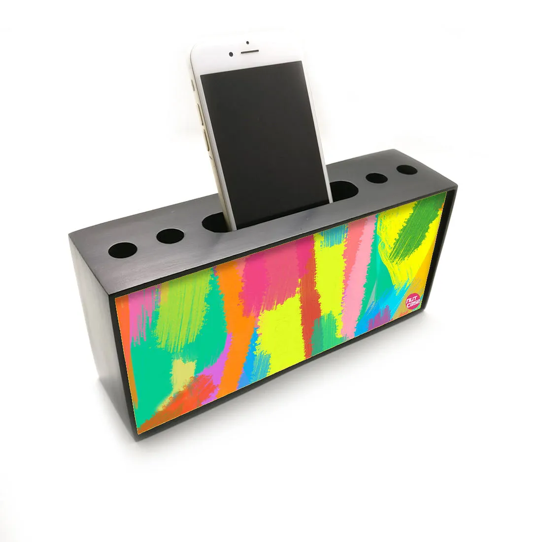 Pen Mobile Stand Holder Desk Organizer - Shades Of Color