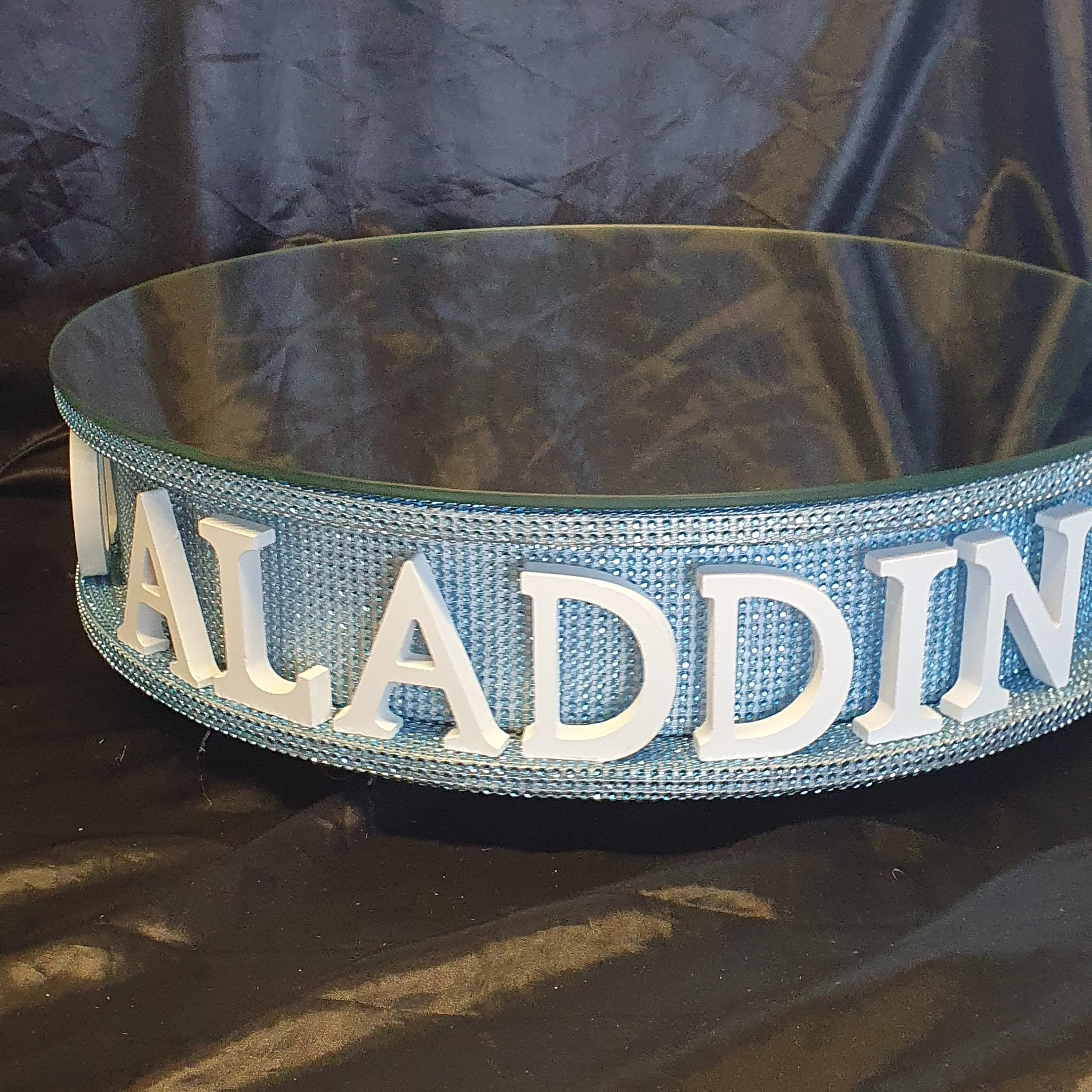 Personalised Cake stand ,carved wooden words wedding.birthday cake base   lights , RHINESTONE EFFECT FINISH