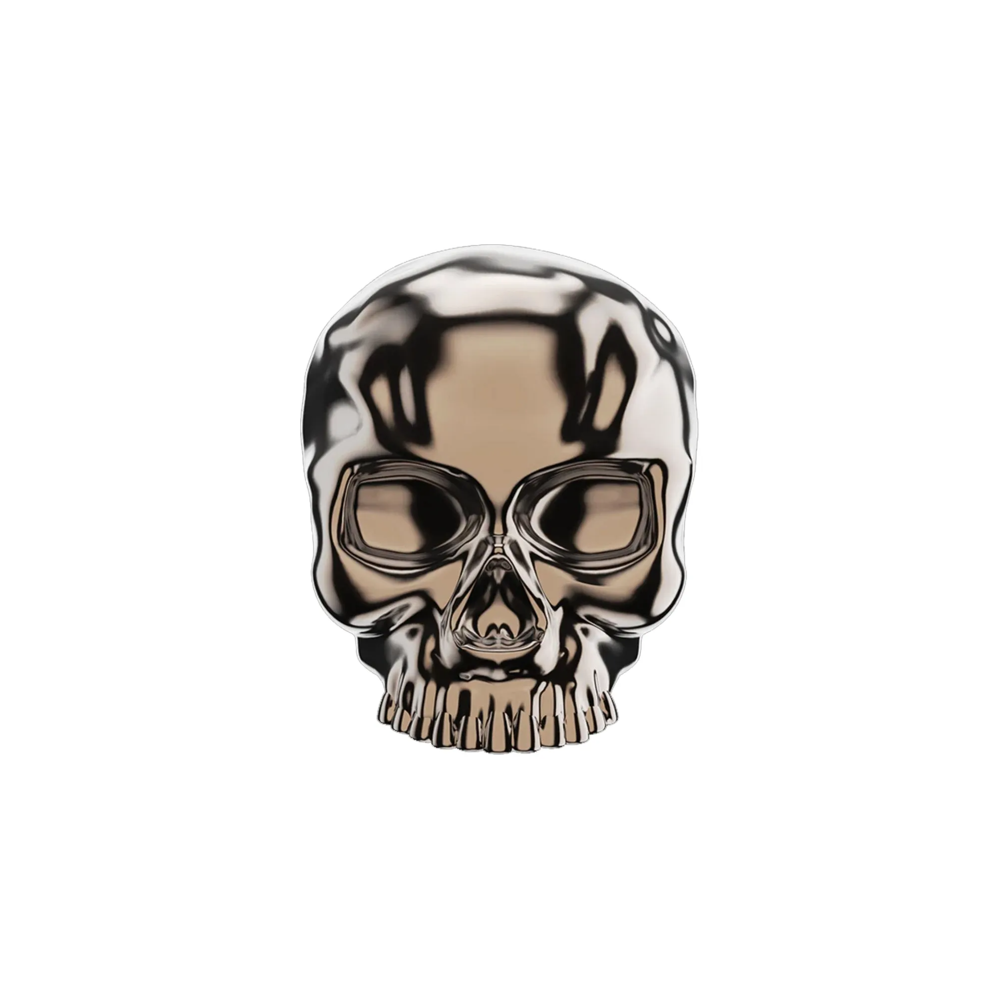 PopSockets Swappable PopGrip Luxe - Heavy Metal Skull / Tigers Eye