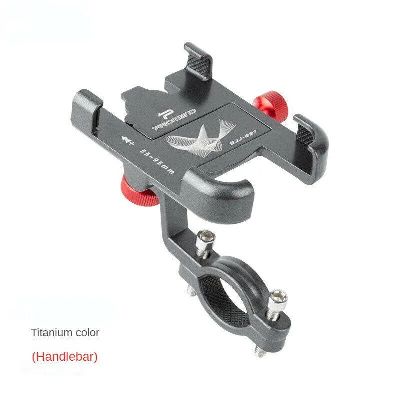 Promend 360 Rotatable Bike Mobile Phone Holder Aluminum Adjustable Bicycle Holder Non-slip MTB Mount Stand Cycling Bracket