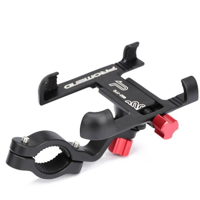 Promend 360 Rotatable Bike Mobile Phone Holder Aluminum Adjustable Bicycle Holder Non-slip MTB Mount Stand Cycling Bracket