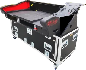 ProX XZF-AH-S7000D For Yamaha PM7/10 Rivage Flip-Ready Hydraulic Console Easy Detachable Lifting Flight Case with Wheels by ZCASE