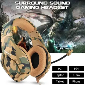 PS4 Camouflage Xbox Gaming Headset