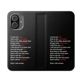 "Litany Against Fear" Sci-Fi Flip Cover Phone Case