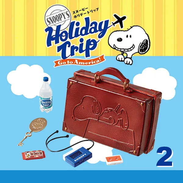 Rare 2017 Re-Ment Snoopy Holiday Trip go to America! Full Set of 8 pcs <Free Shipping>