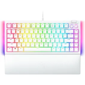 Razer Blackwidow V4 75% - Hot-Swappable Mechanical Gaming Keyboard - White Edition - Us Layout - World Packaging