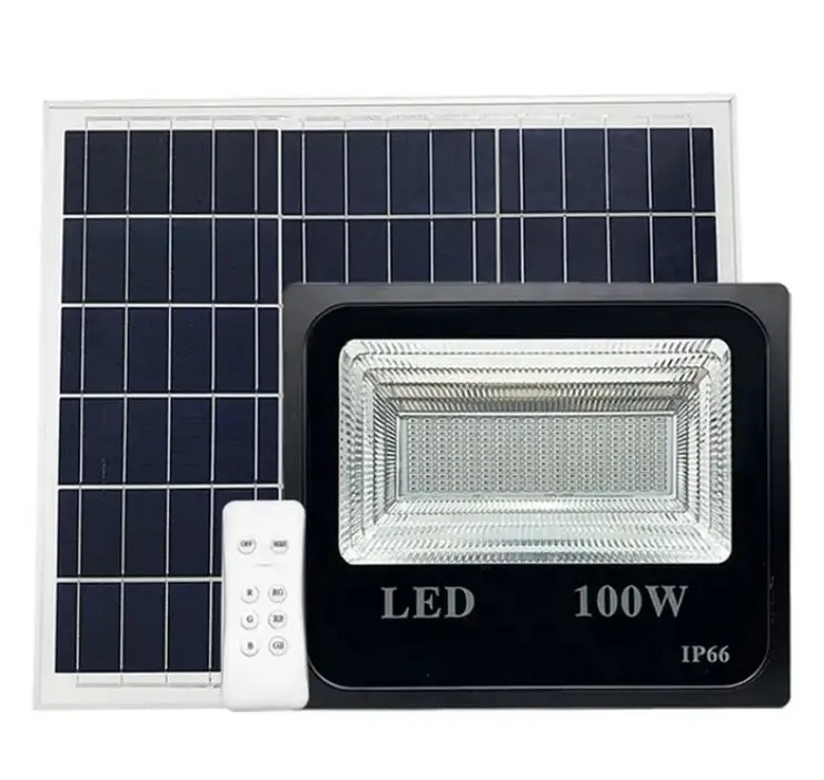 RGB Multi-Color Changing Floodlights Solar Flood Light 50W 100W #1024 #1025