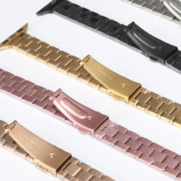 Rose Pink Slim Stainless Steel Apple Watch Band 玫瑰粉修身不銹鋼 Apple 錶帶 (KCWATCH1075)