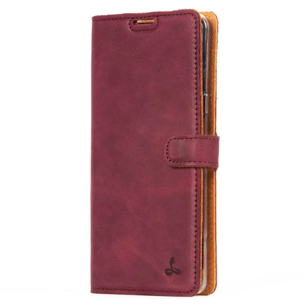 Samsung Galaxy S10 E - Vintage Leather Wallet