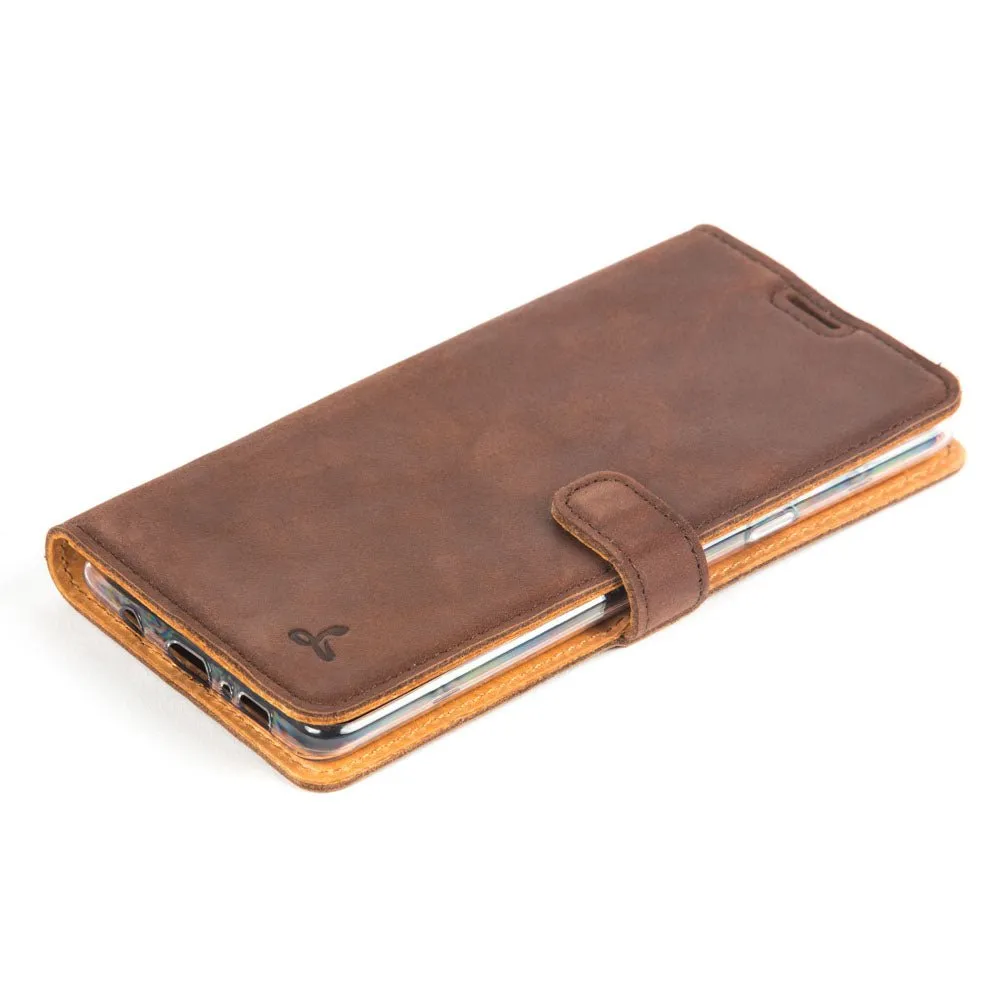 Samsung Galaxy S10 E - Vintage Leather Wallet