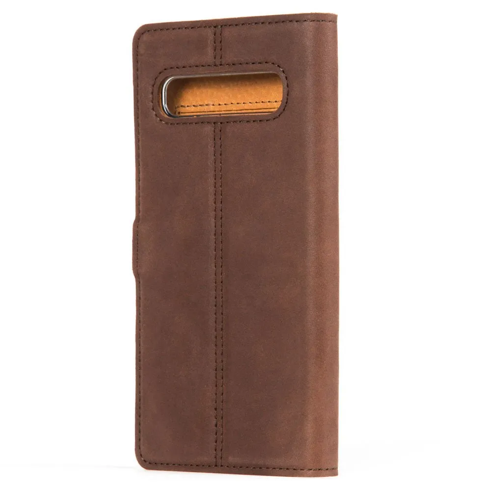 Samsung Galaxy S10 E - Vintage Leather Wallet