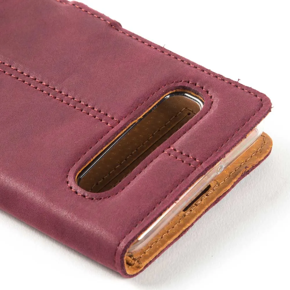 Samsung Galaxy S10 E - Vintage Leather Wallet