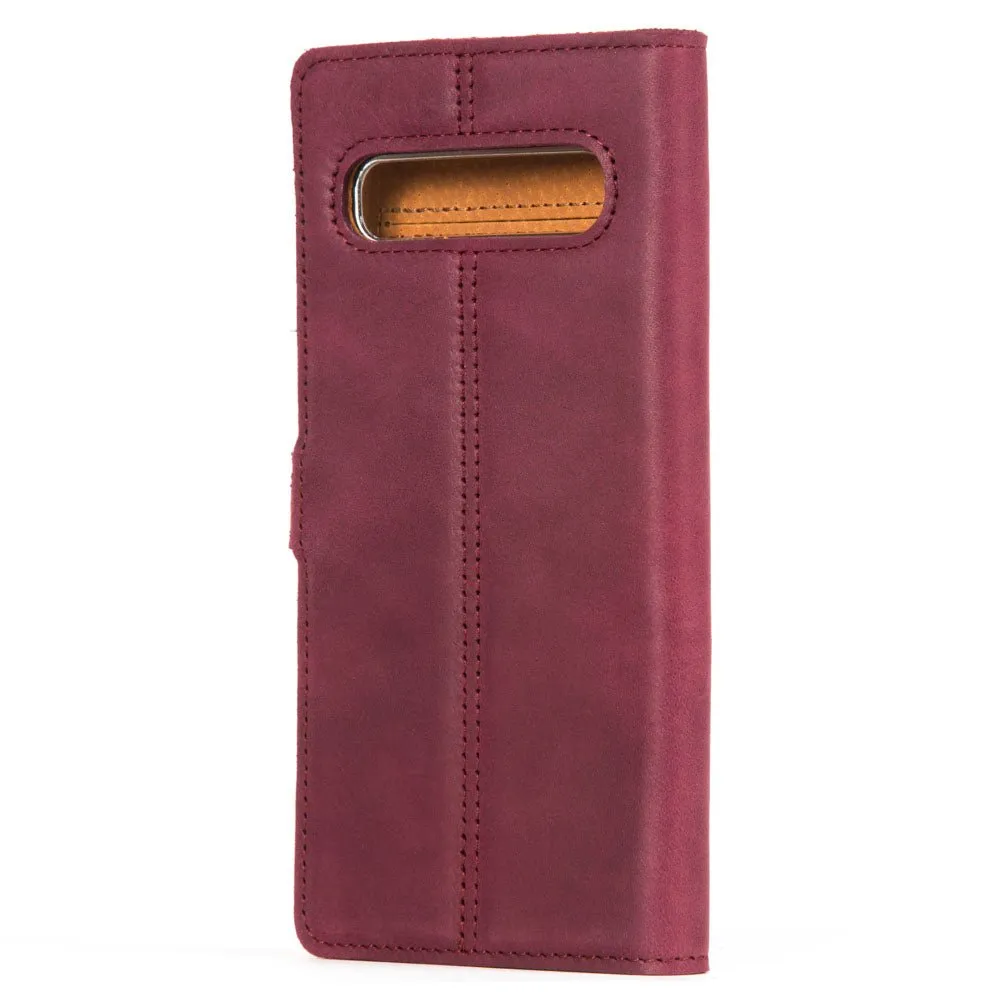 Samsung Galaxy S10 E - Vintage Leather Wallet