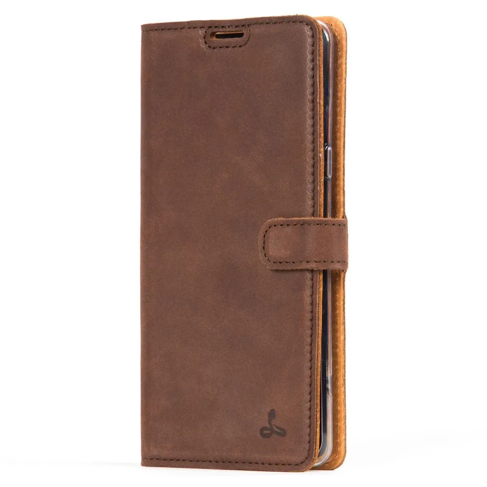 Samsung Galaxy S10 E - Vintage Leather Wallet